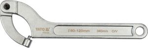 Háčikový kľúč s kĺbovým spojom 80 - 120 mm