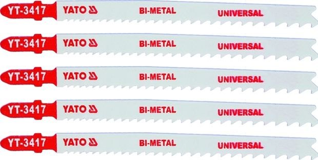 Pílový list do priamočiarej píly 130 mm UNI TPI10-5 5 ks Bi-Metal