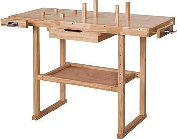 Dielenský stôl Ponk1 drevený so
