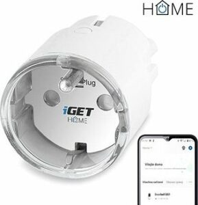 iGET HOME Power 1 - chytrá Wi-Fi zásuvka 230V