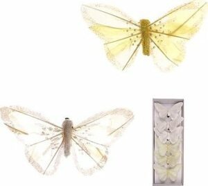 LAALU Súprava 6 ks dekorácií: Motýle