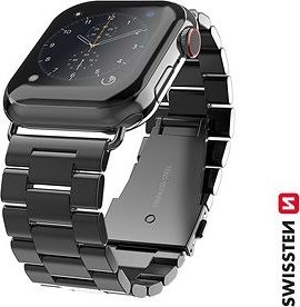 Swissten remienok na Apple Watch kovový 42