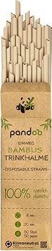 PANDOO Jednorazová bambusová slamka