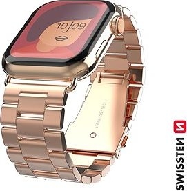 Swissten remienok na Apple Watch kovový 38