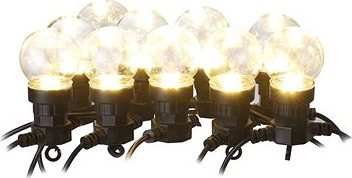 EMOS LED svetelná reťaz – 10× párty žiarovky číre